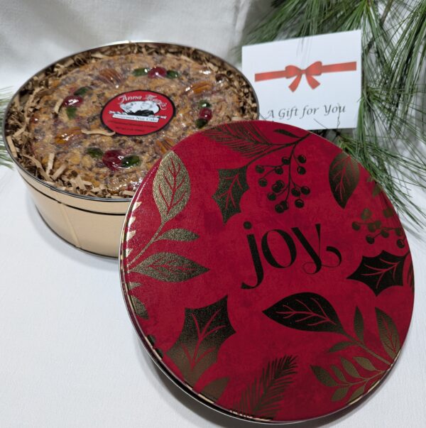 Five Pound Gourmet Nut Cake in Holiday Tin